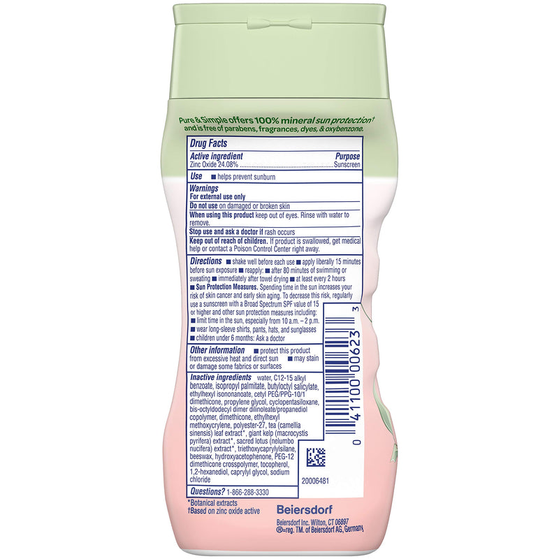 Coppertone Pure & Simple Baby Tear Free Mineral-Based Sunscreen Lotion Broad Spectrum SPF 50 (6 Fluid Ounce) (Packaging May Vary) - BeesActive Australia