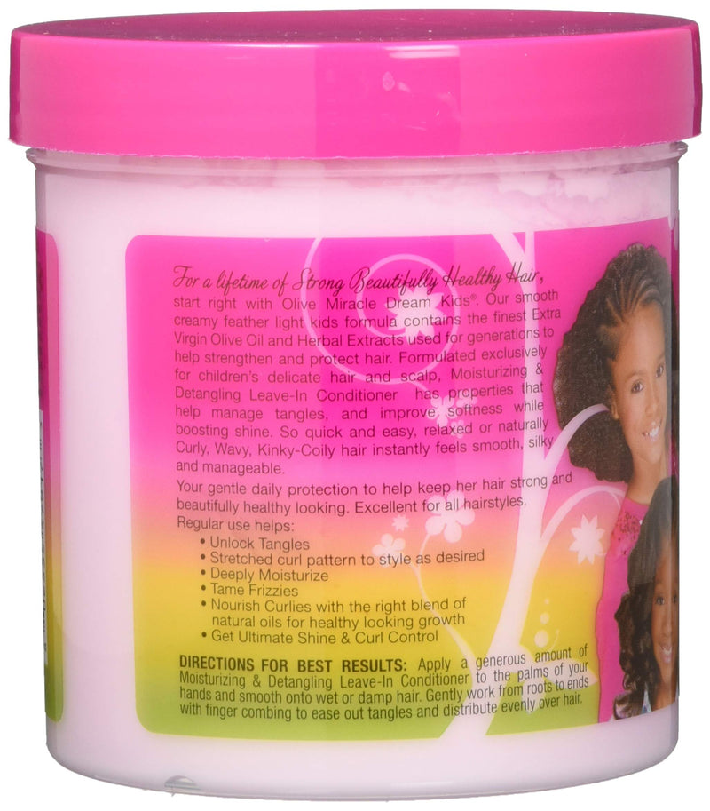 African Pride Dream Kids Olive Miracle Detangling Moisturizing Leave-In Conditioner, 425 gram - BeesActive Australia