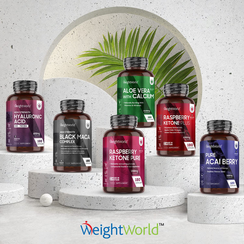 Pure Raspberry Ketones - 6 Months Supply - 180 High Strength Raspberry Ketone Capsules - Suits Low Carb & Keto Diet - Feel Fuller & Lighter - Vegan Ketones Supplements for Men & Women - Made in the UK - BeesActive Australia