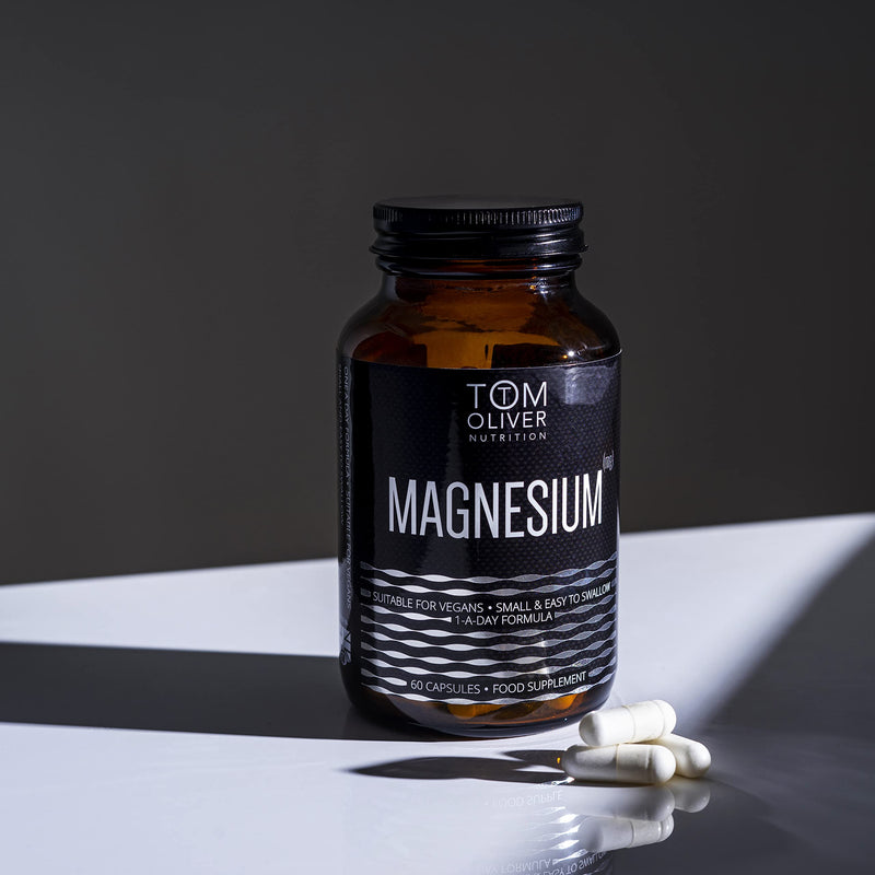 Tom Oliver Nutrition - Magnesium Taurate - 600mg per Capsule (60 Capsules) 1 a Day Formula (1) - BeesActive Australia