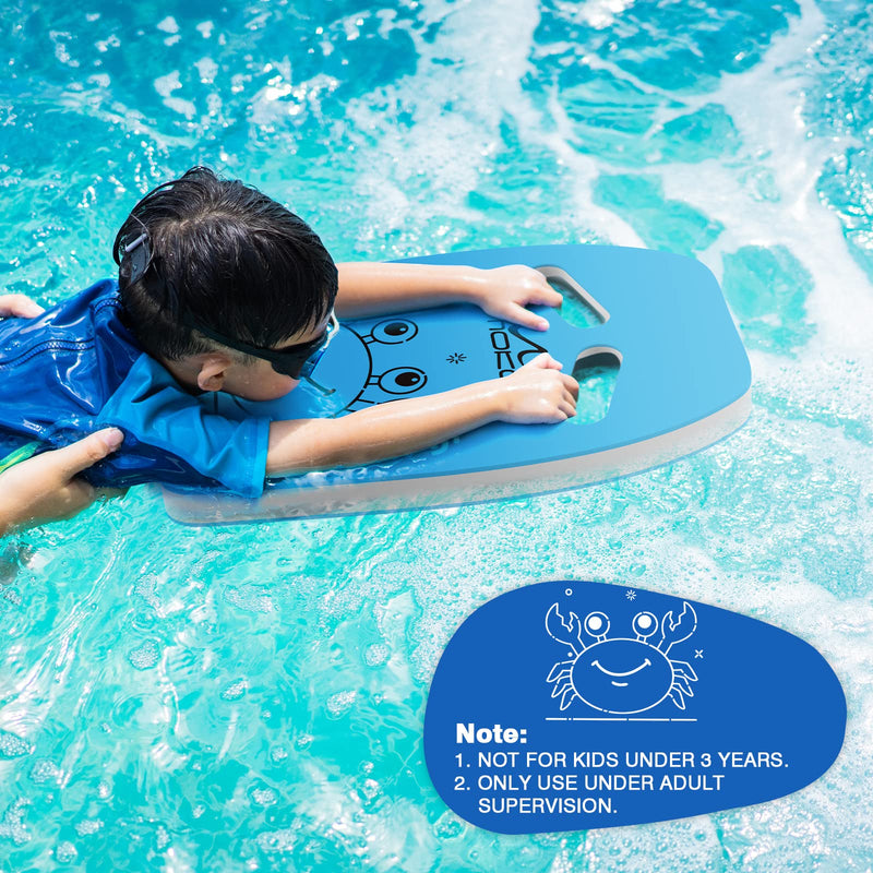 MoKo Swim Kickboard, Cartoon Swimming Training Kick Board Pool Exercise Equipment Promote Natural Swimming Position Water Fun Tool for Kids Sky Blue - BeesActive Australia