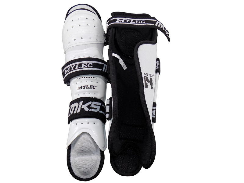 [AUSTRALIA] - Mylec MK5 15-inch Shin Pad White 9 in. 