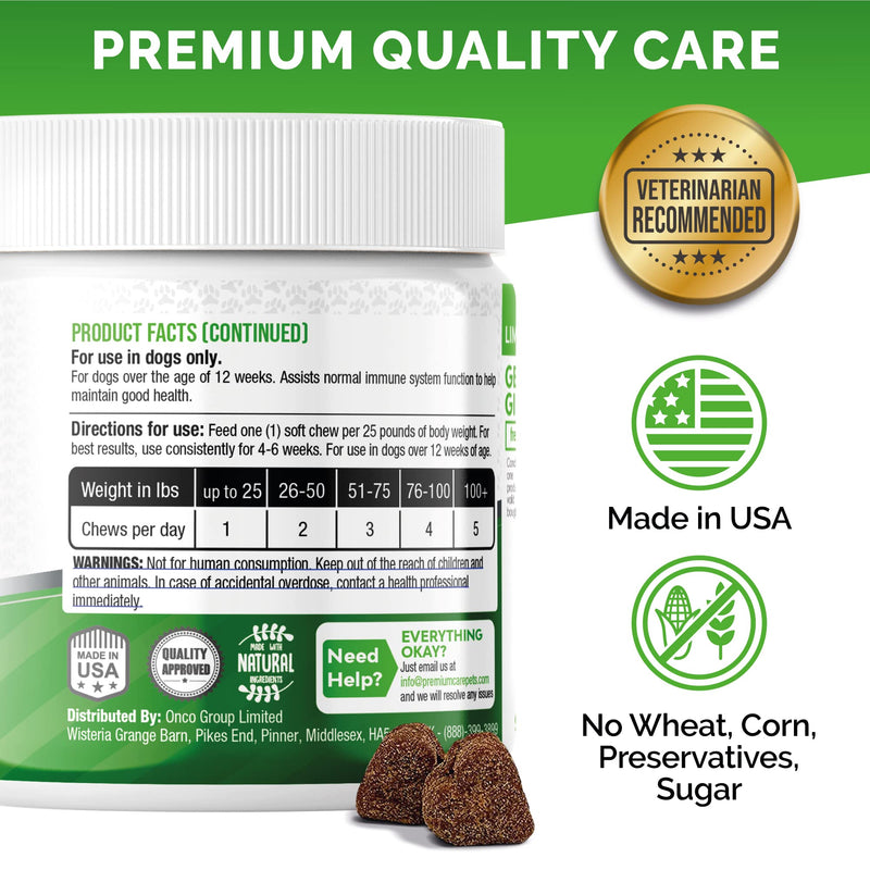 Premium Care Cranberry Bladder Chews - Dog Supplements for Urinary Tract (UT) Health, Bladder and Kidney Support - Cranberry Chewables with Vitamins for Better Bladder Control for Dogs - 120 Chews - BeesActive Australia