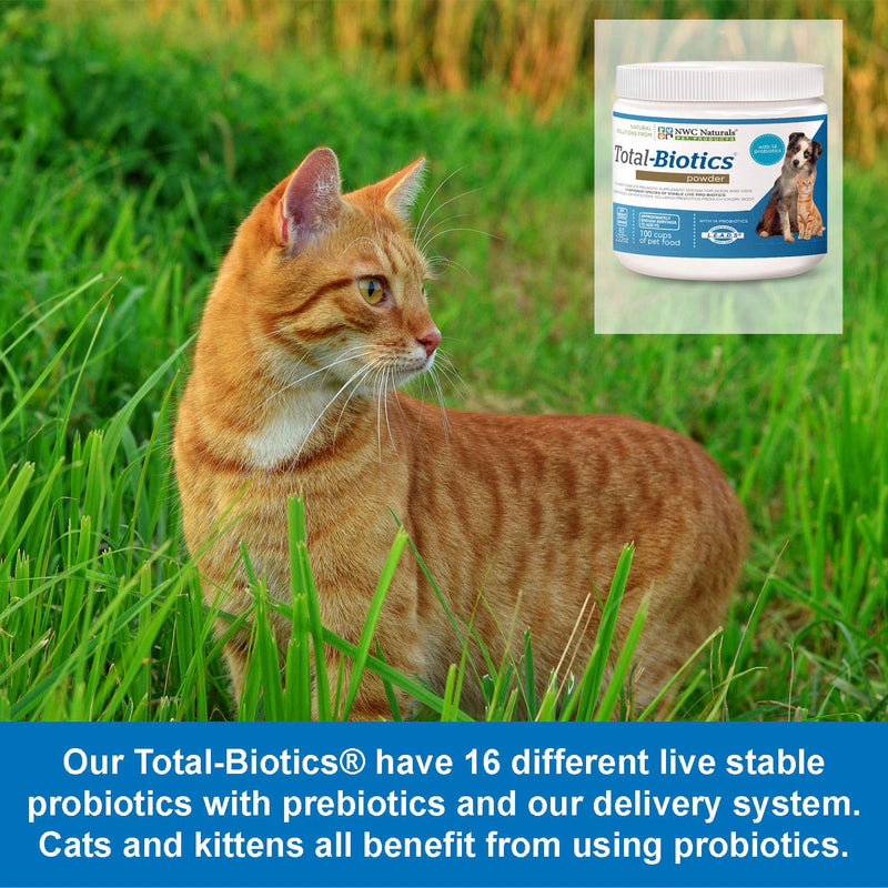 Total-Biotics Probiotic powder for Dogs and Cats. With pre-biotics. Dog Probiotics, Cat Probiotics. Immune Support. 8 ounces - BeesActive Australia