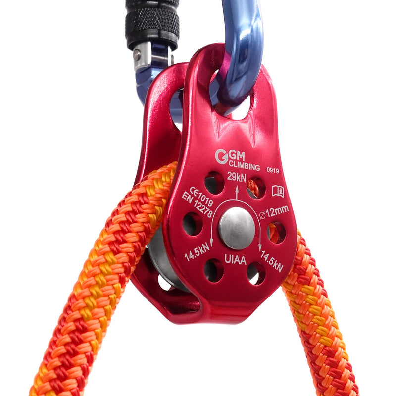 GM CLIMBING 29kN UIAA Certified Micro Pulley Slack Tender for Hitch Tending One Unit - BeesActive Australia