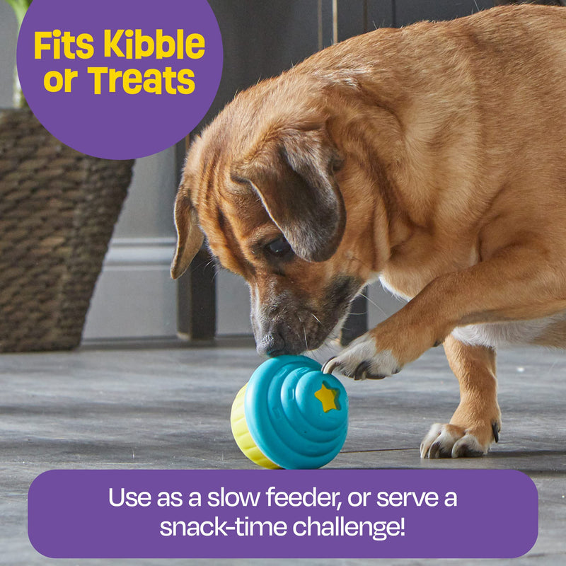 Brightkins Small Cupcake Treat Dispenser - 1 Cupcake Mental Stimulation Toys for Dogs, Treat Dispenser for Dogs, Multicolor - BeesActive Australia