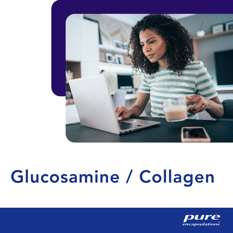 Pure Encapsulations - Glucosamine/MSM - Dietary Supplement Support for Healthy Joint Function and Tissues - with Ginger and Turmeric - 60 Capsules - BeesActive Australia