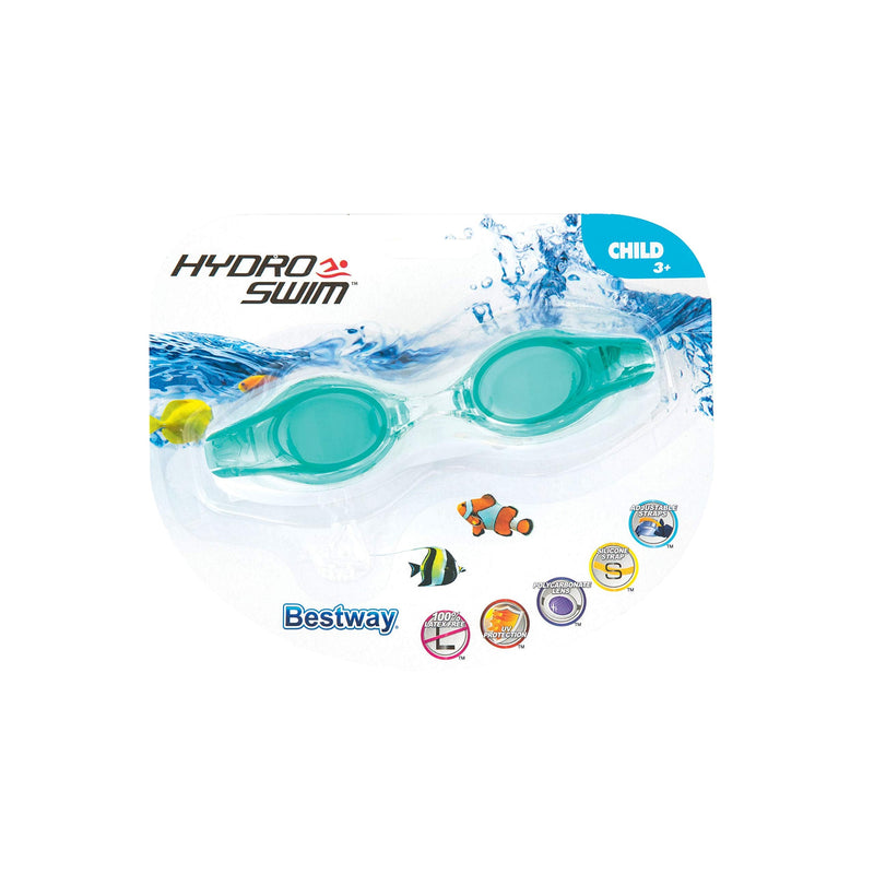 Hydro-Swim Bestway Lil' Wave Goggles, Green, Youth, Model Number: 10269 - BeesActive Australia