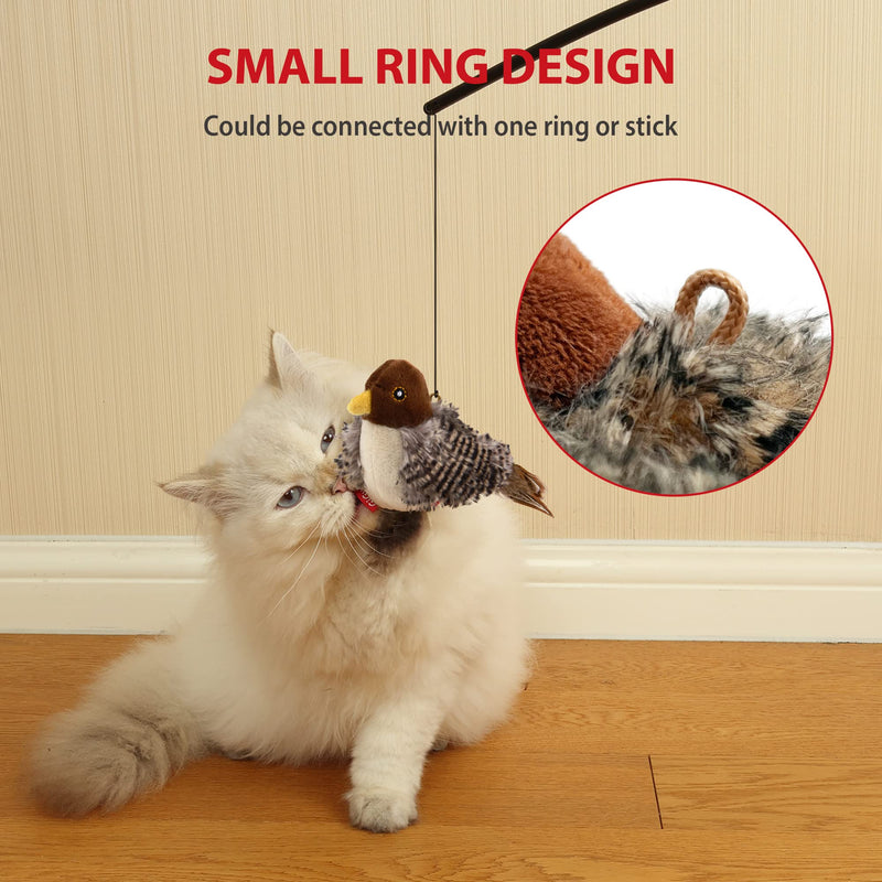 Gigwi Interactive Cat Toys Animal Sound Interactive Squeaking Cat Toys Melody Chaser & Toys for Cats to Play Alone,Play and Squeak Kitten Toy for Boredom Bird - BeesActive Australia