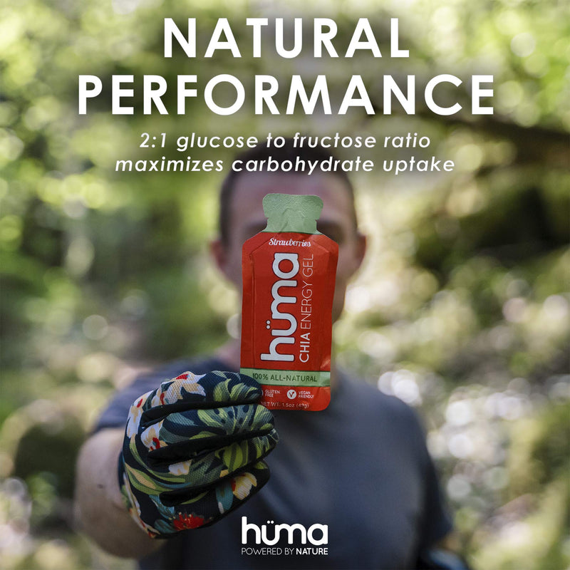 Huma Plus (Double Electrolytes) Chia Energy Gel, Variety Pack - Stomach Friendly, Real Food Energy Gels (8 Original and 4 Plus Gels) 1.55 Ounce (Pack of 12) Variety - Plus & Original - BeesActive Australia