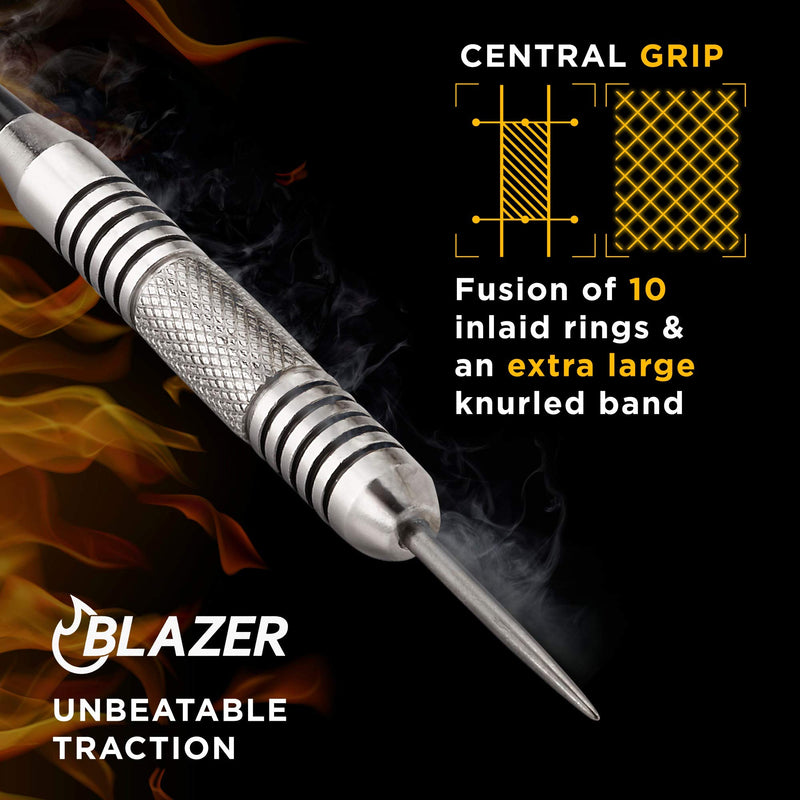 [AUSTRALIA] - Fat Cat Blazer Steel Tip Darts with Storage/Travel Case, 23 Grams 