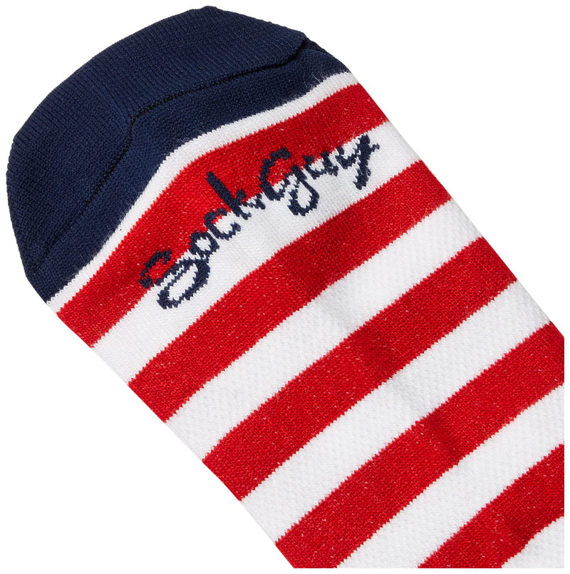 SockGuy USA Flag Sock Large-X-Large White - BeesActive Australia