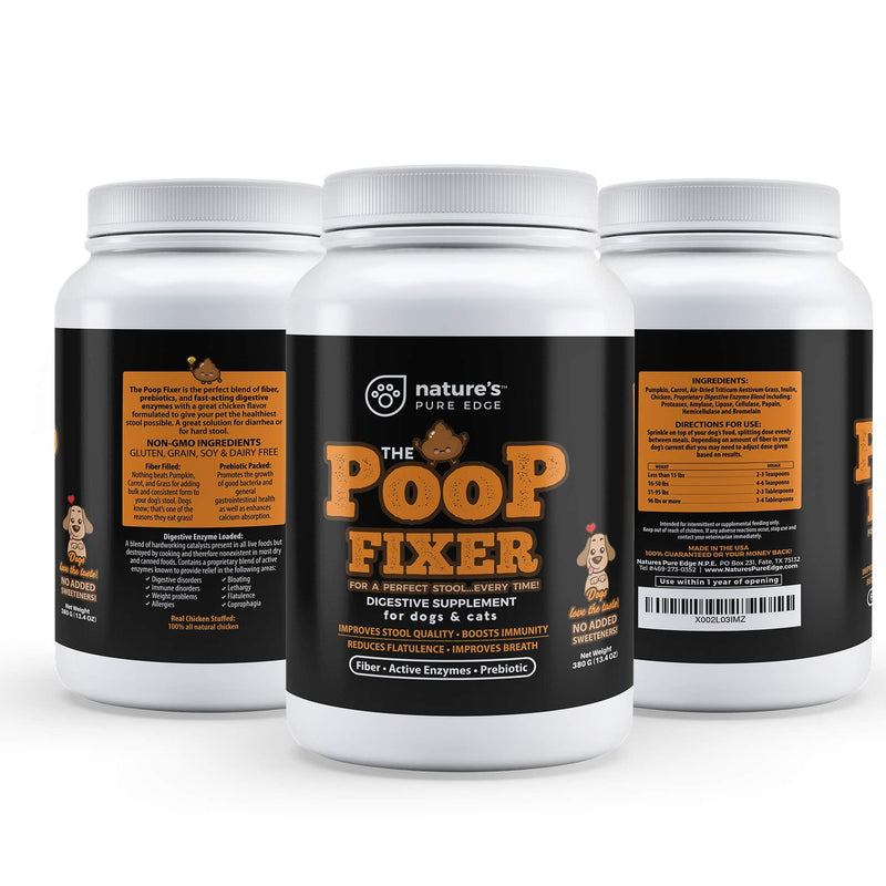 Poop Fixer. Cat & Dog Fiber Supplement Powder for The Perfect Poop! Freeze Dried Pumpkin Powder Dog & Cats Love. Dog Diarrhea Digestive Aid Anti Diarrhea for dogs. Cat & Dog Stool Hardener. - BeesActive Australia