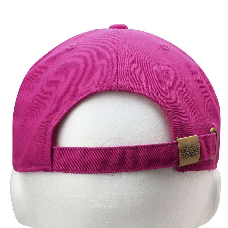 Falari Classic Baseball Cap Dad Hat 100% Cotton Soft Adjustable Size One Size Fuchsia - BeesActive Australia