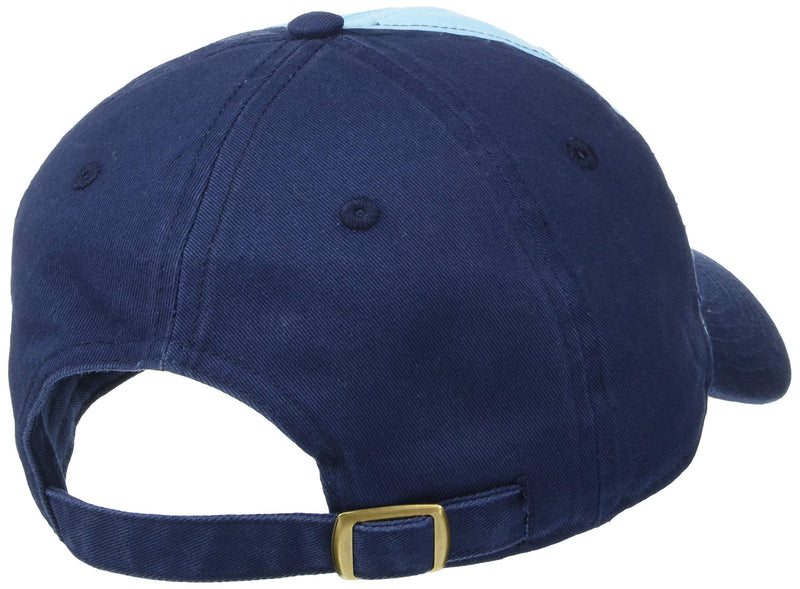 Marky G Apparel 100% Washed Cotton Twill Baseball Cap One Size Aqua/ Navy-1 - BeesActive Australia