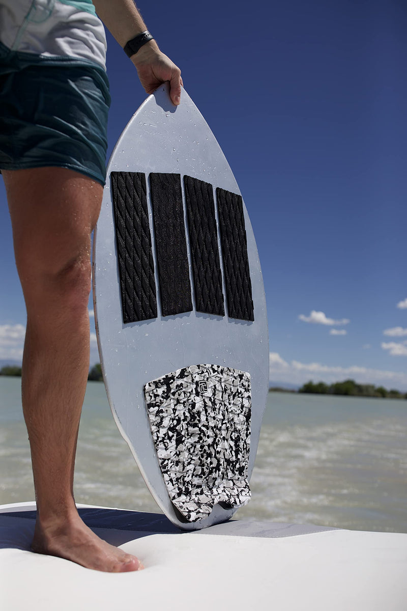 Shaka Pro EVA Surfboard Traction Pads (Front and Back) - 7 Adjustable Pieces with 3M Adhesive - Max Diamond Grip with Kicker and Arch Bar - Fits All Board Sizes - BeesActive Australia