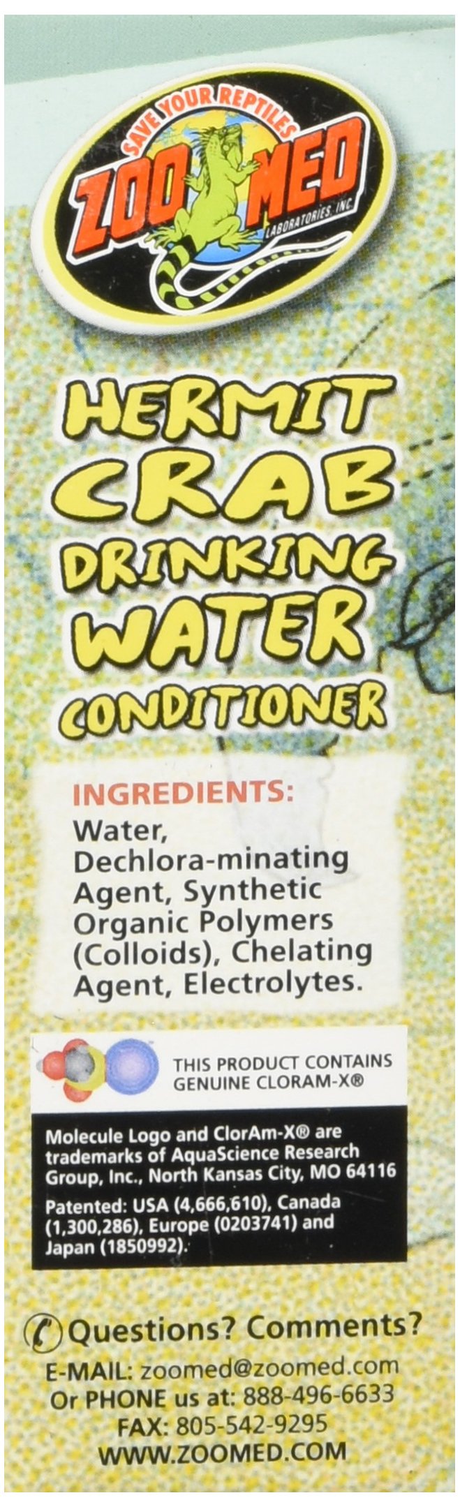 Zoo Med Hermit Crab Drinking Water Conditioner 2.25 fl. oz. - BeesActive Australia