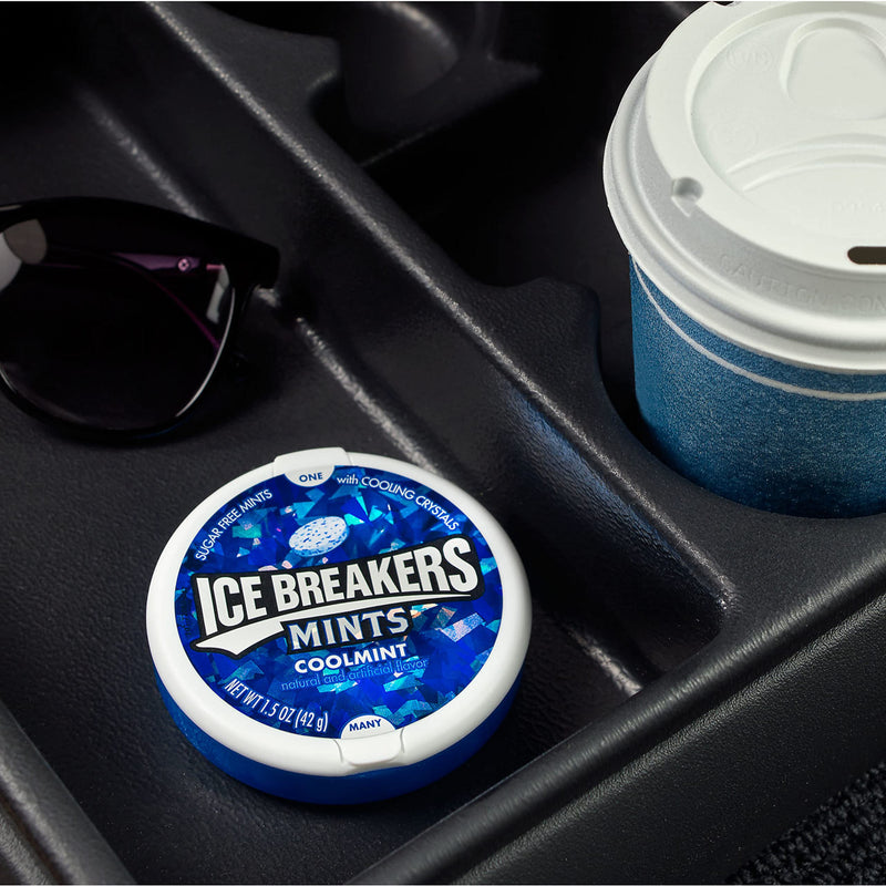 ICE BREAKERS Sugar Free Mints, Coolmint, 1.5 Ounce (Pack of 8) - BeesActive Australia