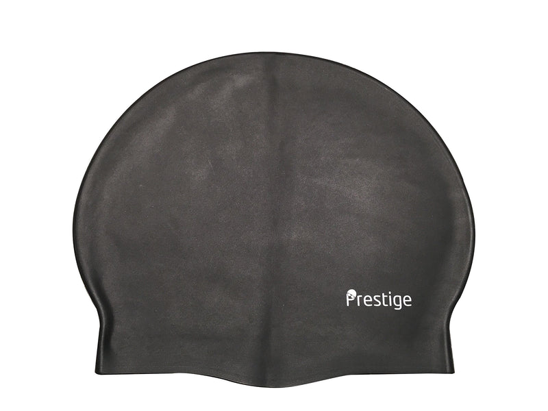 [AUSTRALIA] - Prestige Swim Cap for Women Men Kids Premium Quality black 