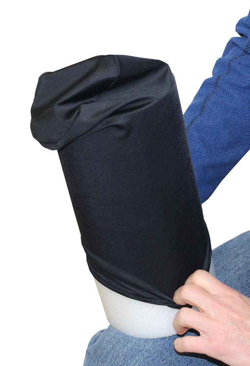 Rehabilitation Advantage Black Fabric Foam Roller Cover (Cover Only), 18" Long - BeesActive Australia