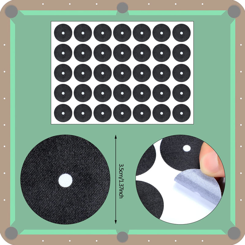 Civaner 105 Pieces Pool Table Marker Dots Billiard Spot Stickers Snooker Spot Billiard Table Marker Dots Pool Ball Position Marker Stickers for Billiards Practice - BeesActive Australia
