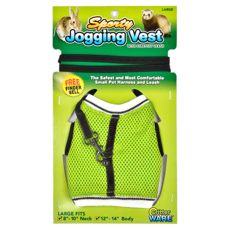 Ware Manufacturing Nylon Walk-N-Vest Pet Harness and Leash for Small Pets Large - BeesActive Australia