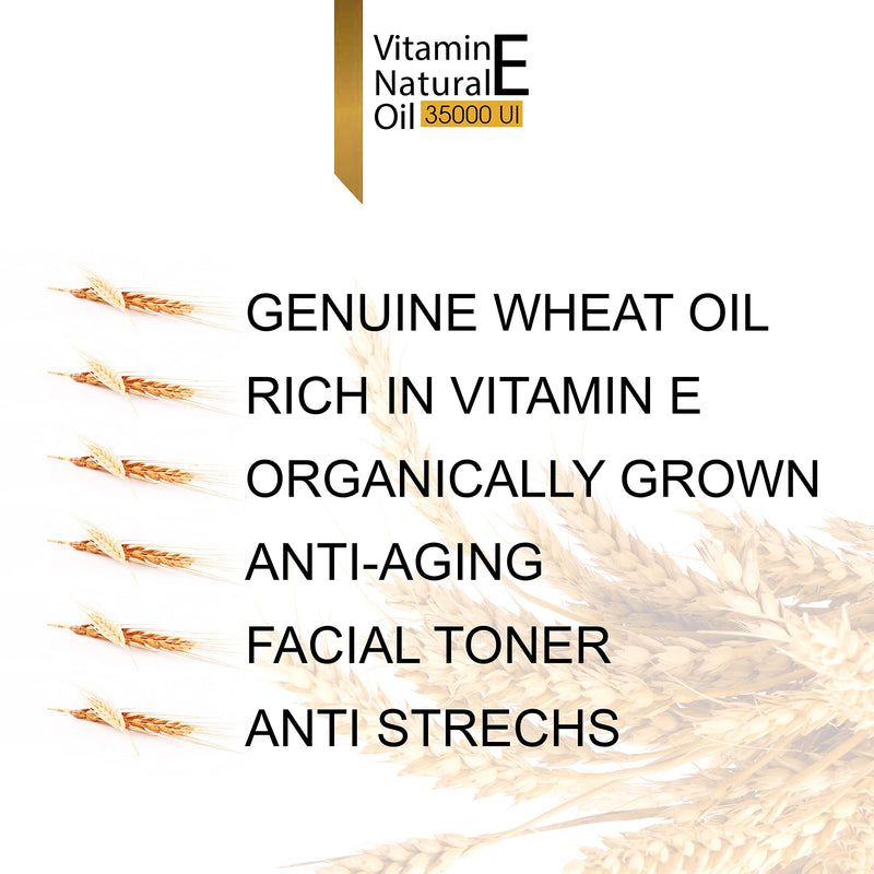 Extra Strong Vitamin E Oil 100ml d-Alpha Tocopheryl 100% Natural Non-GMO, Skin, Hair, Nails Care - BeesActive Australia