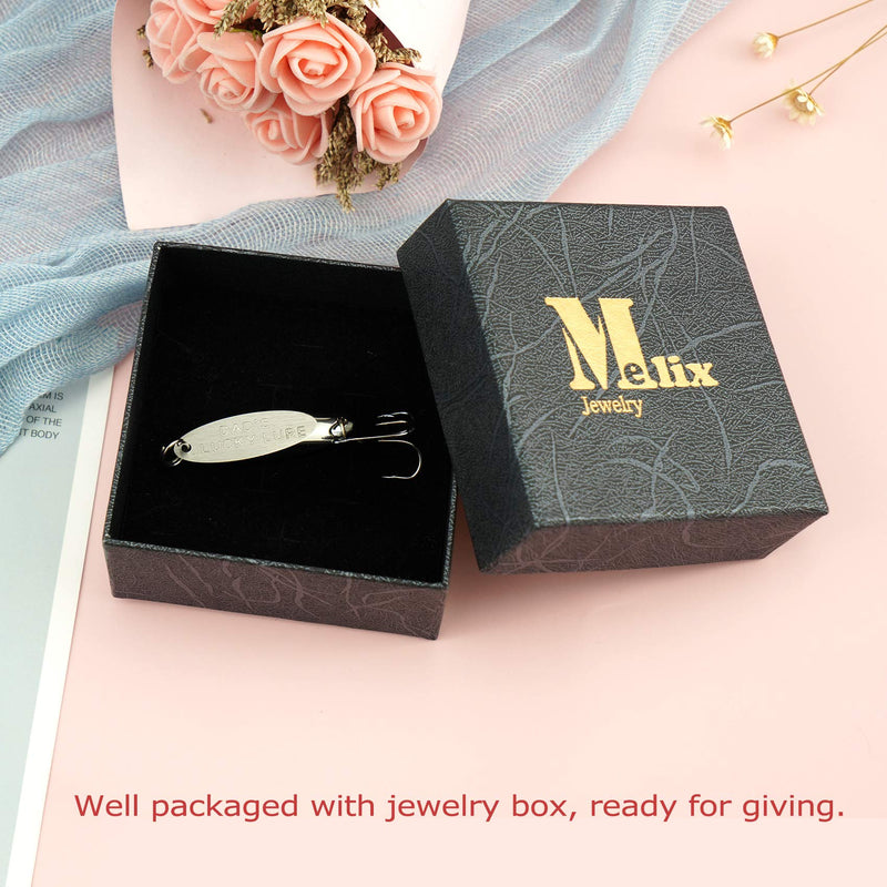 [AUSTRALIA] - Melix Home Daddy's Lucky Lure Fishing Lure Gift for dad Daddy, Fisherman Gift, Mens, from Daughter, from Son dad's lucky lure 