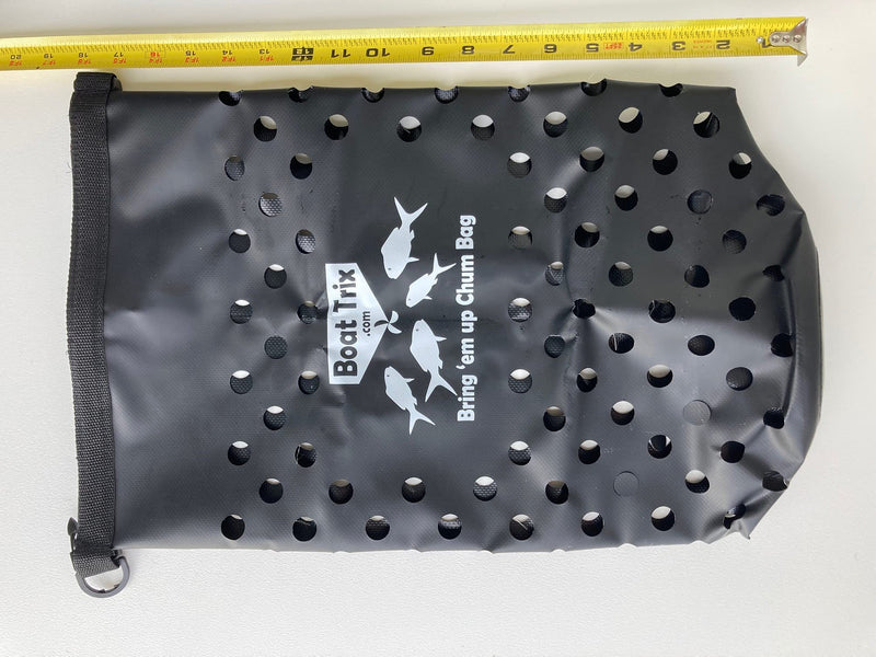 Boat Trix Chum Bag - Model Bring Em Up Chum Bag, Black, Easy to Clean - BeesActive Australia