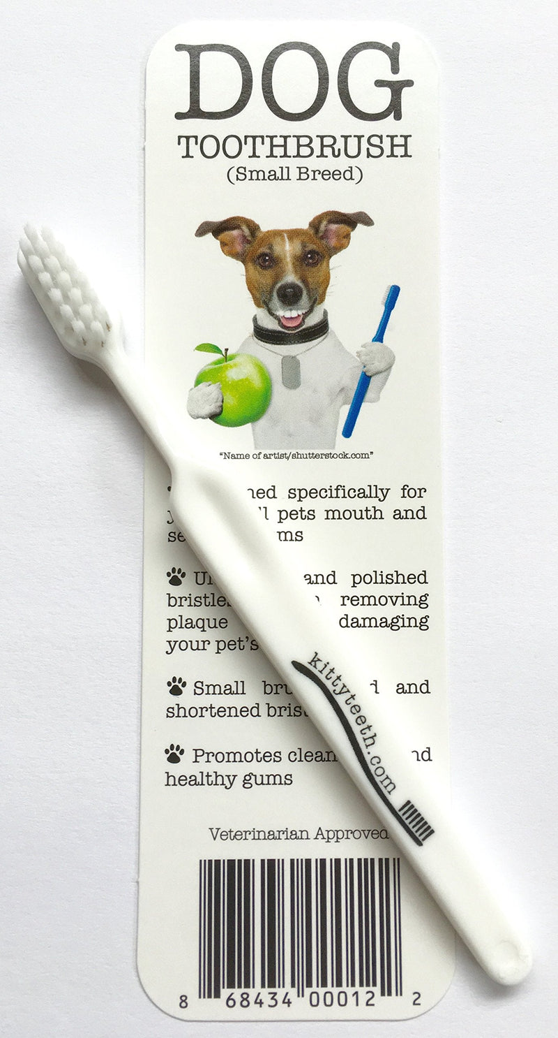 Kittyteeth Dog Toothbrush Advanced Oral Hygiene Dental Care Low Bristle Profile & Small Brush Head - BeesActive Australia