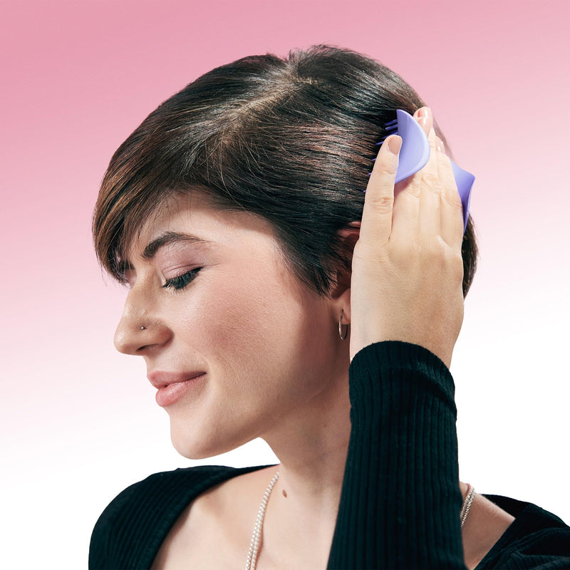 Tangle Teezer | The Scalp Exfoliator & Massager | Perfect for Hair Treatment & Scalp Detox | Lavender Lite - BeesActive Australia