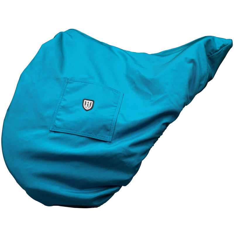 Harrison Howard Premium Waterproof/Breathable Fleece-Lined Saddle Cover Mars Black GP/CC-One Size Azure Blue - BeesActive Australia