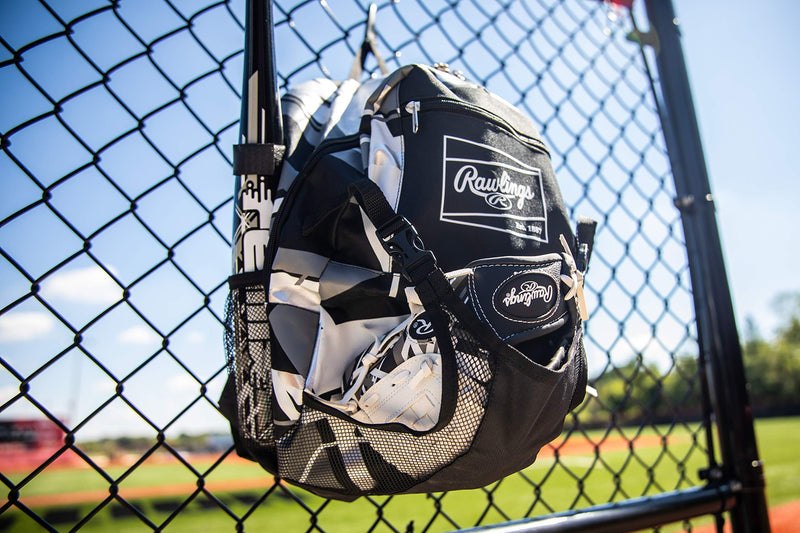 [AUSTRALIA] - Rawlings Remix Youth Tball and Baseball Backpack Bags Black 