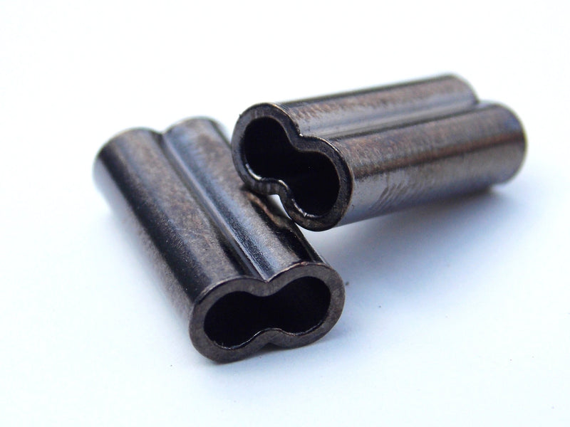 [AUSTRALIA] - Mini Copper Double Barrel Crimp Kit 100pcs Each .8,1.0,1.2,&1.4mm 50lb-130lb 