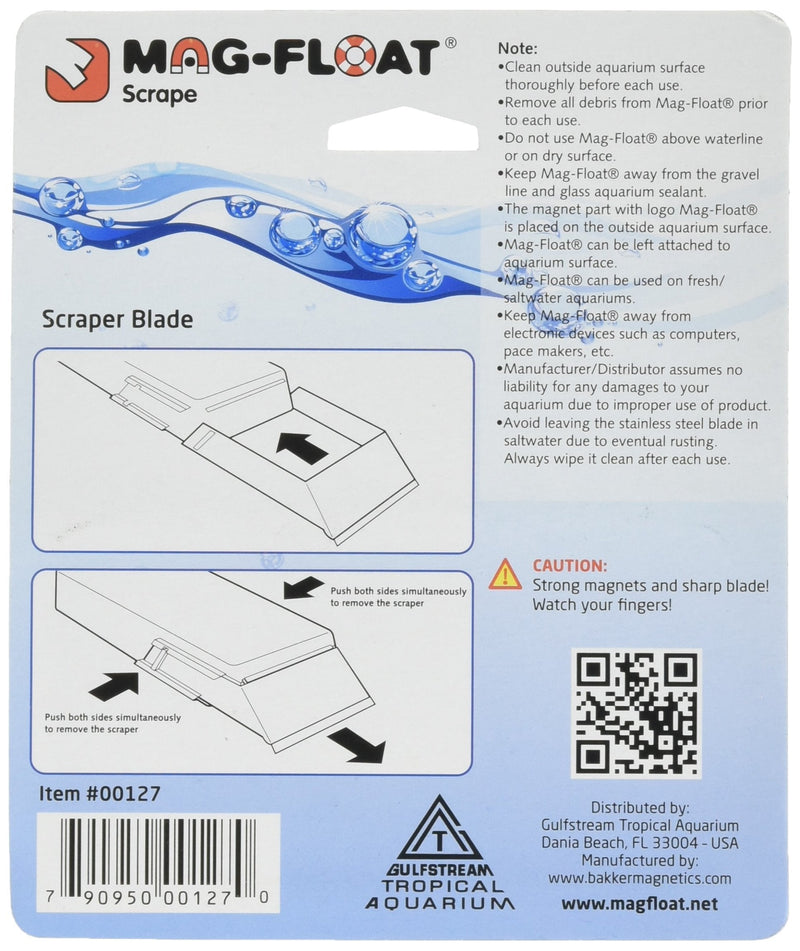 Mag-Float Scrape Scraper Blades Small & Medium 2 Pack - BeesActive Australia