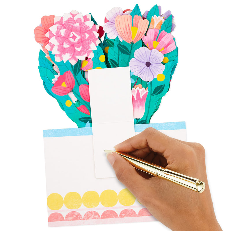 Hallmark Paper Wonder All Occasion 3D Pop Up Card (Colorful Bouquet) (799RZW1125) - BeesActive Australia