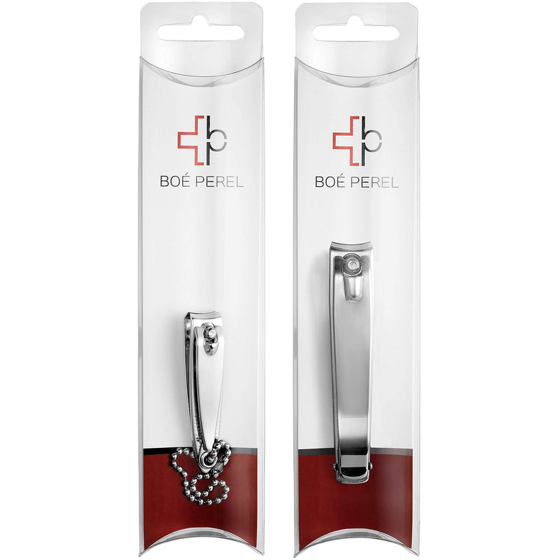 Boé Perel Fingernail Toenail Cutter Set - Professional Manicure Swiss Nail Clipper for Men and Women, Sharp and Durable - BeesActive Australia