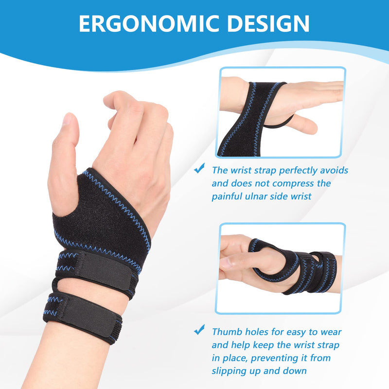 joingood 1 Pair Wrist Brace for TFCC Tears, Wrist Wraps for Tendonitis, Adjustable Wrist Band for Ulnar Sided Wrist Pain, DRUJ Instability, Wrist Support for Weight Bearing Strain, One Size Fits Most - BeesActive Australia