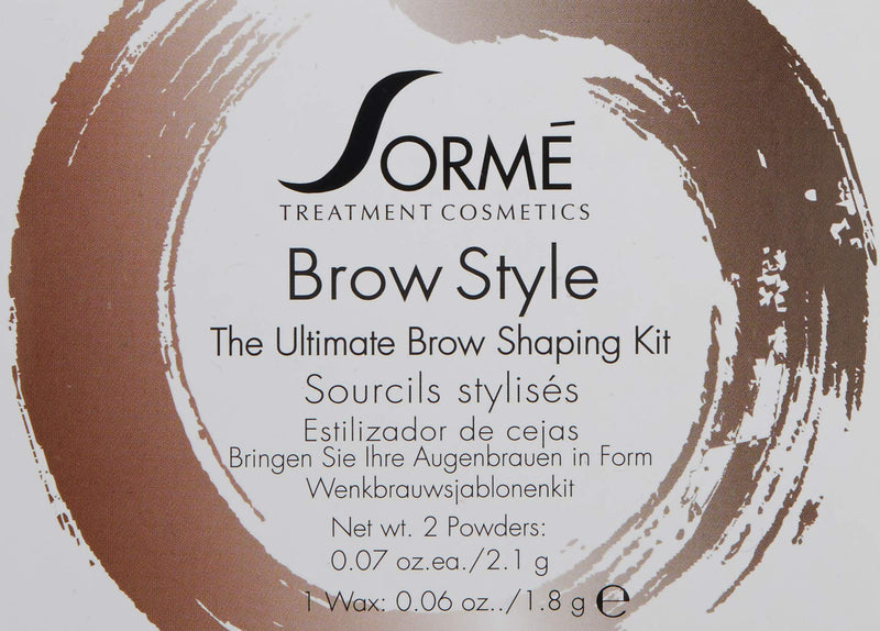 Sorme Cosmetics Natural & Age-Defying Brow Style Soft (Various Colors) Brunette - BeesActive Australia