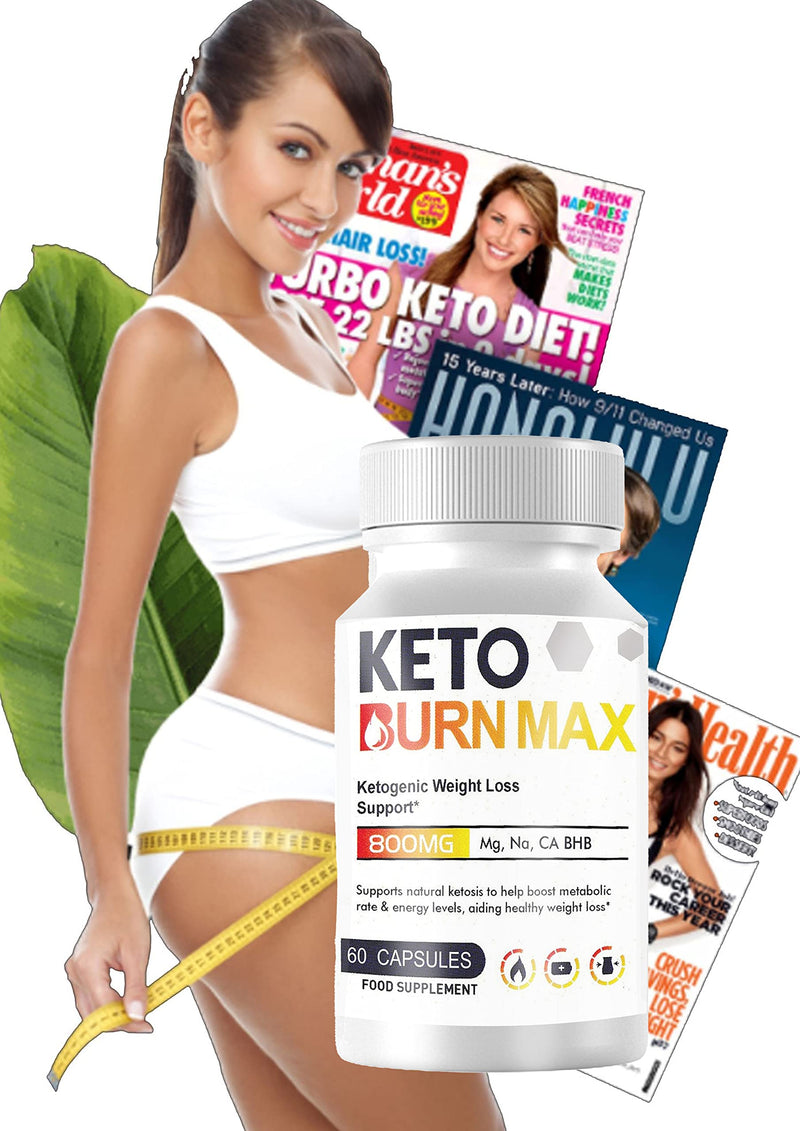 Keto Burn Max - Ketogenic - Best Weight Loss Support for Men & Women - 1 Month Supply - Fitness Hero Supplements 60 Count (Pack of 1) - BeesActive Australia