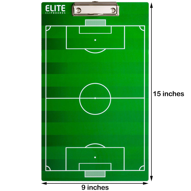 Elite Clipboards Dry Erase Soccer Coaches Clipboard | Double-Sided Soccer Marker Board - BeesActive Australia
