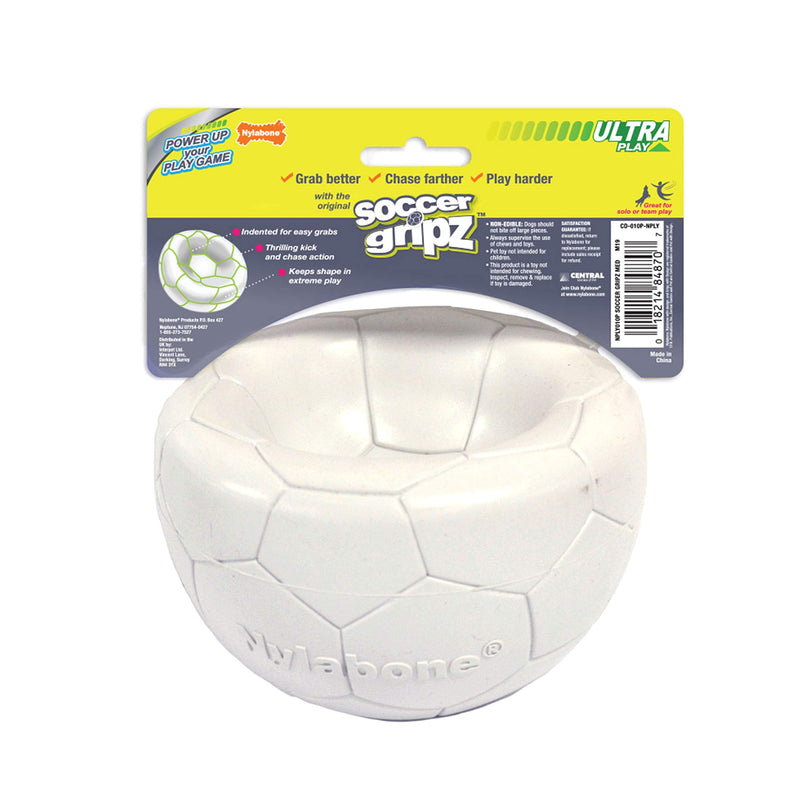 Nylabone Power Play Sports Fetch Toys for Dogs l Dog Toys for The Ultimate Playtime Experience l Excersize Toys for Dogs Medium (1 Count) Soccer - BeesActive Australia