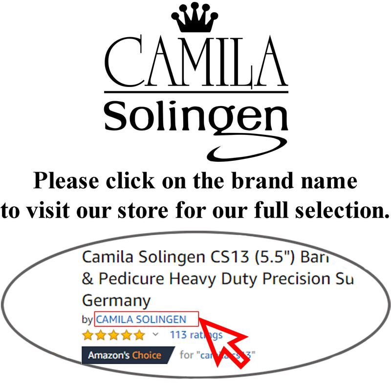 Camila Solingen CS04 Professional Nail Cuticle Scissors, Hypoallergenic Gold Plated Sharp Curved Manicure Pedicure Grooming for Finger and Toe Nail Care. Made of Stainless Steel in Solingen, Germany Cuticle Scissor - Tower Point - BeesActive Australia