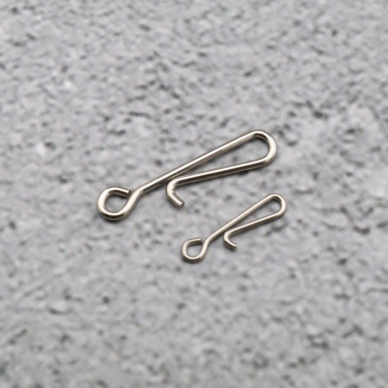 100PCS 13.5mm & 100PCS 22mm Sea Fishing Quick Change Lead Bait Snap Rig Clip Stainless Steel Hanging Snap Connector Speed Clips Hook Safety Decoy Swivels Snap - BeesActive Australia