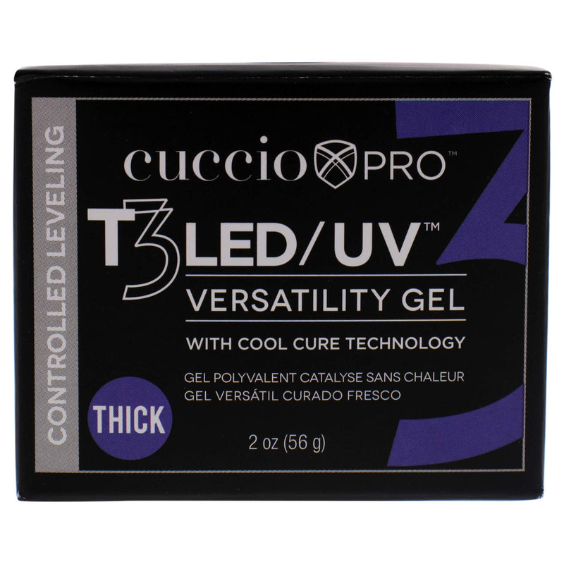 Cuccio Pro T3 Cool Cure Versatility Gel - Controlled Leveling White 2 Oz 2 Ounce - BeesActive Australia