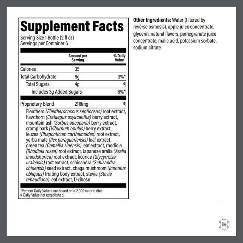 Isagenix E+ - Liquid Energy Shot with Plant-Based Caffeine & Adaptogenic Botanical Blend - Support Endurance with Flavored Energy Shot - Apple Pomegranate - 2 Oz Bottles (6 Pack) - BeesActive Australia