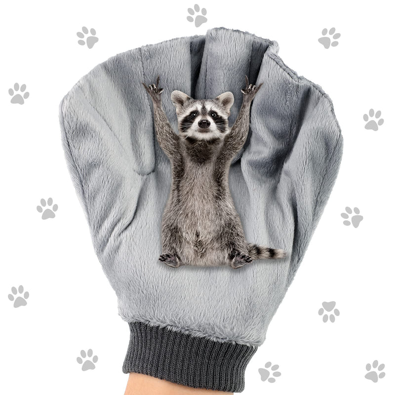 Sugar Glider Bonding Mitt, Calming Sleeping Glove for Small Animals Hedgehog Hamster Anti Bite Pet Handling Glove Grooming Bite Proof Protection Supplies, 9.06 x 9.06 Inches - BeesActive Australia