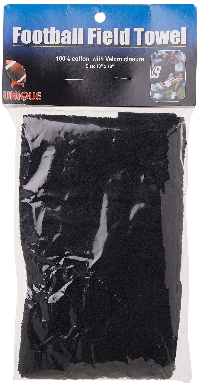 Unique Sports Football Field Towel Black - BeesActive Australia