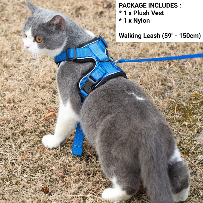 Mr. Peanut's PurrTrek Reflective Cat Harness with Matching Leash Small Pink - BeesActive Australia