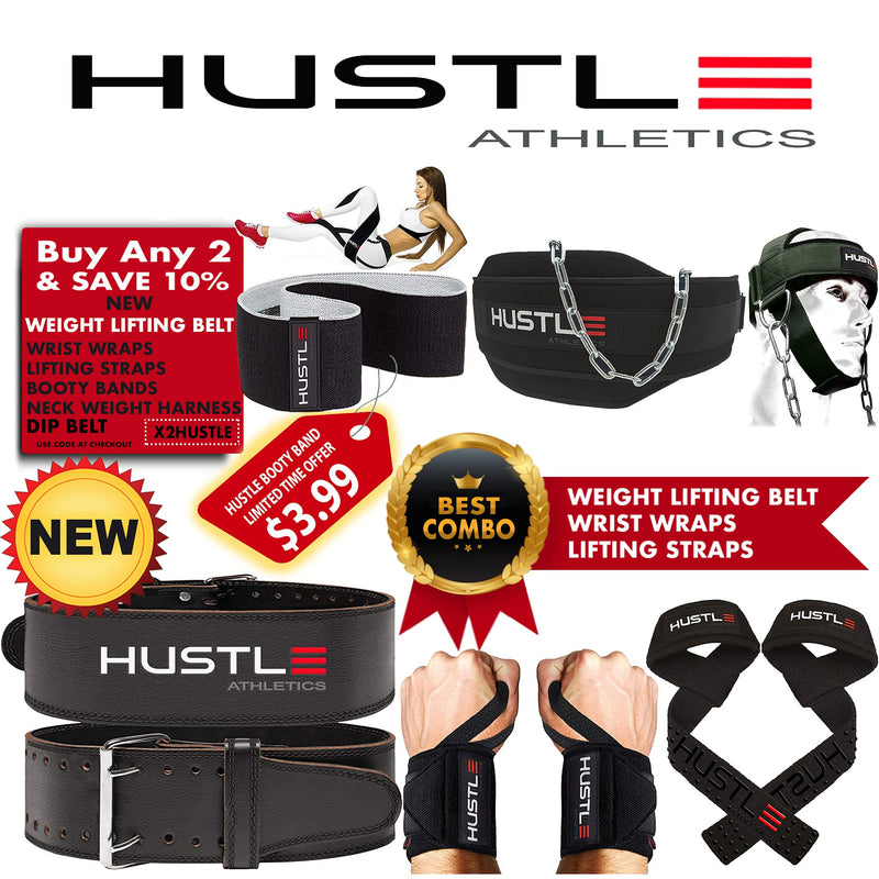 Hustle Athletics Neck Harness for Weight Training - Ultra Durable and Comfy Neck Exerciser for The Ultimate Neck Workout - Build a Strong Neck Flex and Avoid Injury - Neck Weight Lifting Harness - BeesActive Australia